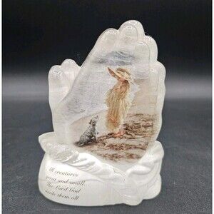 Bradford Exchange All Creatures Great and Small The Lord Made Them Praying Hands